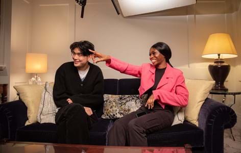 William Gao in conversation with Precious, a Young Presenter from BAFTA