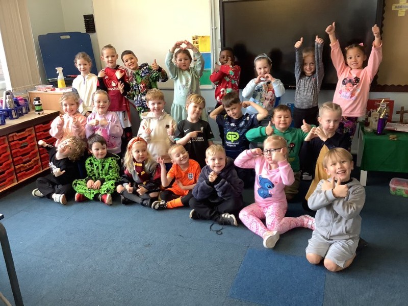 Children from St James' School on their Express Yourself day