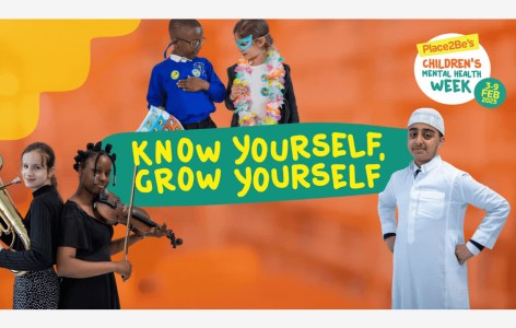 Children's Mental Health Week 2025 X or Twitter landscape social media image