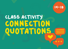 Connection quotations – class activity 