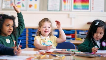 Pupils Putting Hands Up Thumbnail