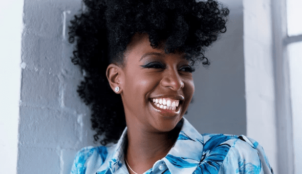 Headshot of saxophonist, composer and broadcaster, YolanDa Brown