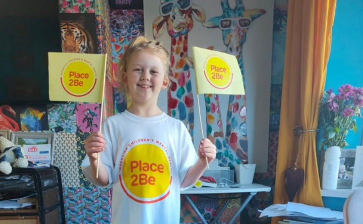 Seven-year-old Alba raised £1,164.75 by walking 500,000 steps in February. Alba said, “I really enjoyed taking part. I get a lot of support from my mum and dad and lots of people for my mental health and I want other children to have that same support."