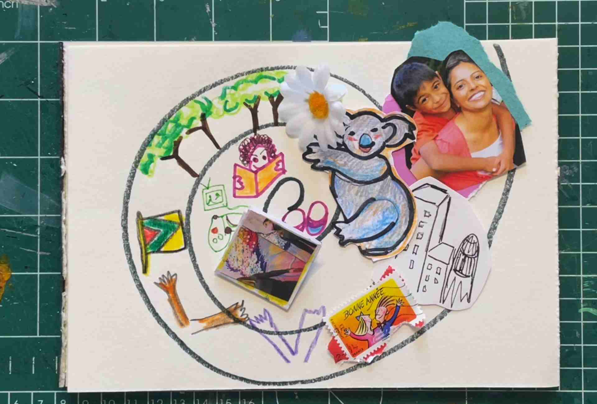 Art Room Primary Header A mood board to illustrate Place2Be's Art Room activity for primary schools