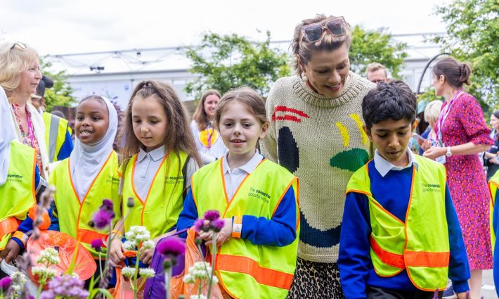 Kate Silverton At The Flower Show